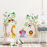 Animal Tree Wall Decals