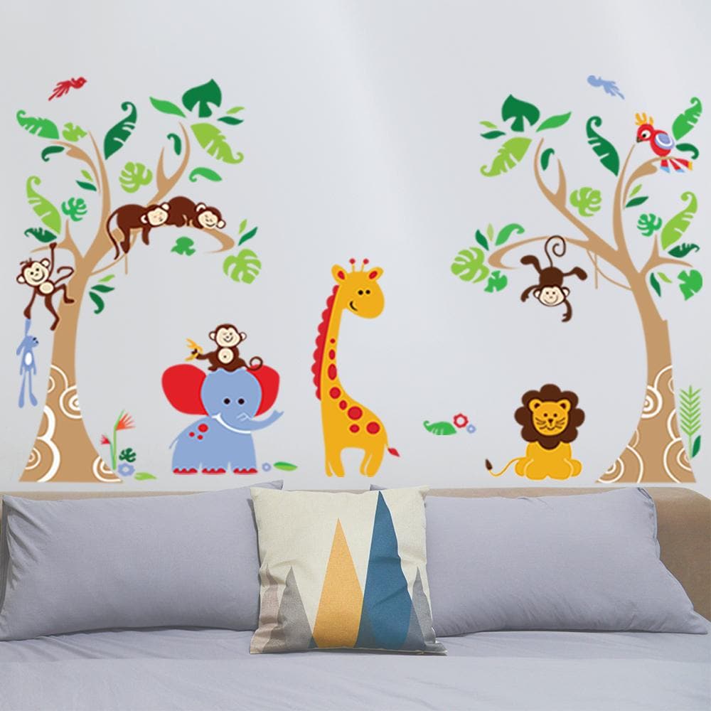 Animal Tree Wall Decals