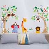 Animal Tree Wall Decals