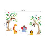 Animal Tree Wall Decals