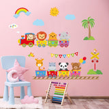 Animal Train Wall Decals