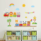 Animal Train Wall Decals