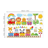 Animal Train Wall Decals