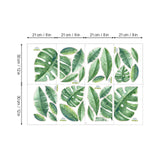 Green Leaves Wall Decals