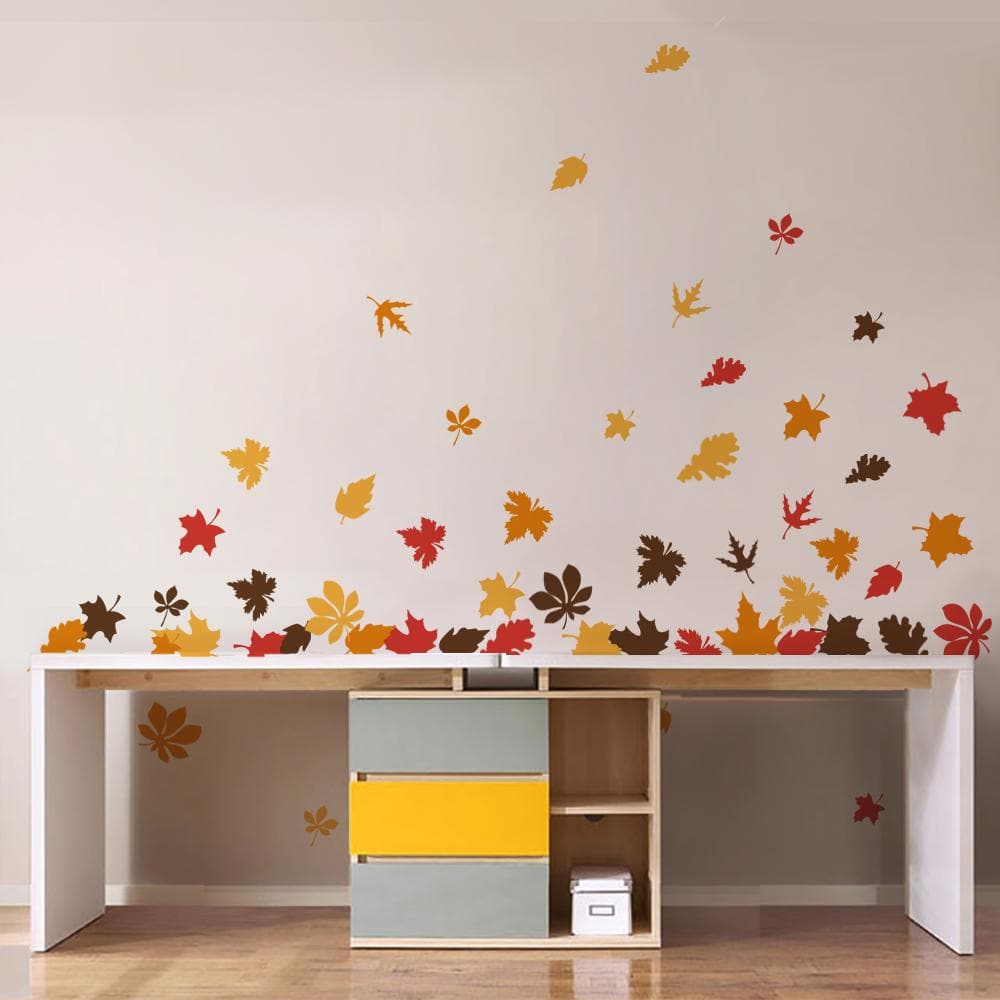Maple Leaf Thanksgiving Wall Decals