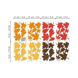 Maple Leaf Thanksgiving Wall Decals