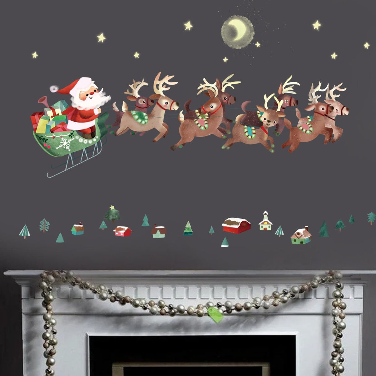 Christmas Reindeer Wall Decals