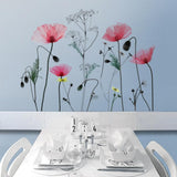 Poppies Flower Wall Decals