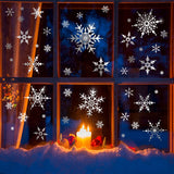 Christmas Siliver Snowflakes Decals