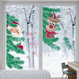 Christmas Santa Claus Reindeer Wall Decals