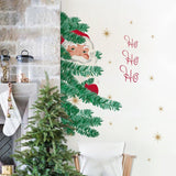 Christmas Santa Claus Reindeer Wall Decals