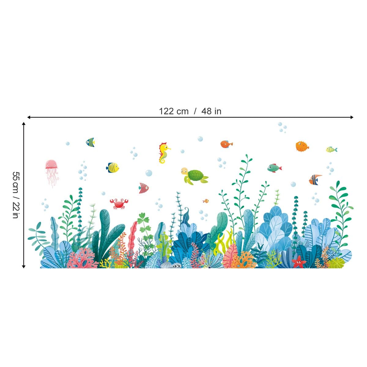 Under the Sea Wall Corner Decals