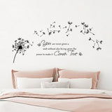 Dandelion Quotes Wall Decals