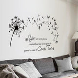 Dandelion Quotes Wall Decals