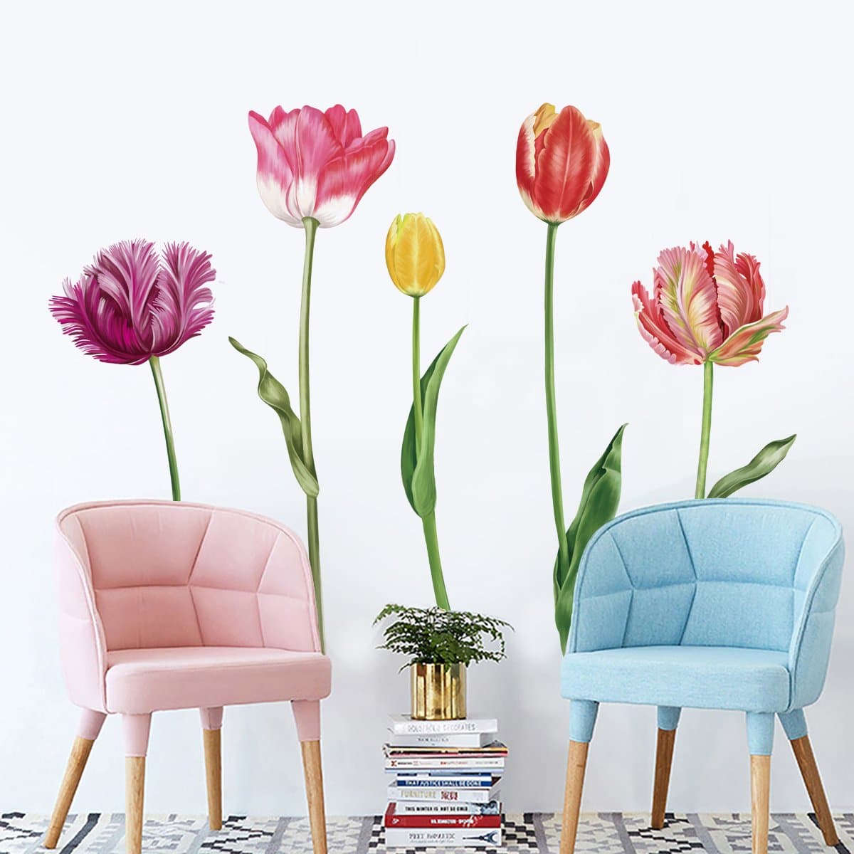 Tulip Flower Wall Decals