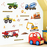 Kids Trucks Vehicles Wall Decals