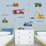 Kids Trucks Vehicles Wall Decals
