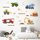Kids Trucks Vehicles Wall Decals