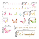 Butterfly Quotes Beautiful Wall Decals