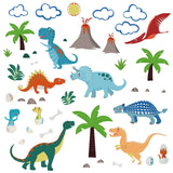 Colorful Dinosaur Wall Decals