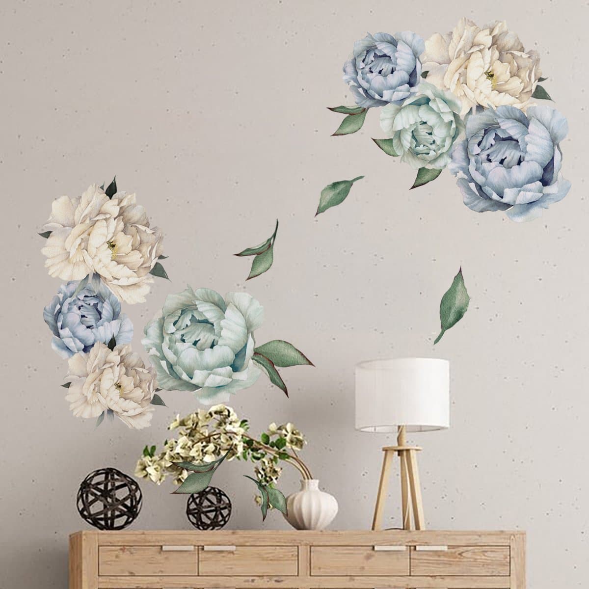 Peony Flower Wall Decals