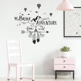 Inspirational Quotes Mountains Wall Decals