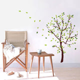 Green Leaves Tree Wall Decals