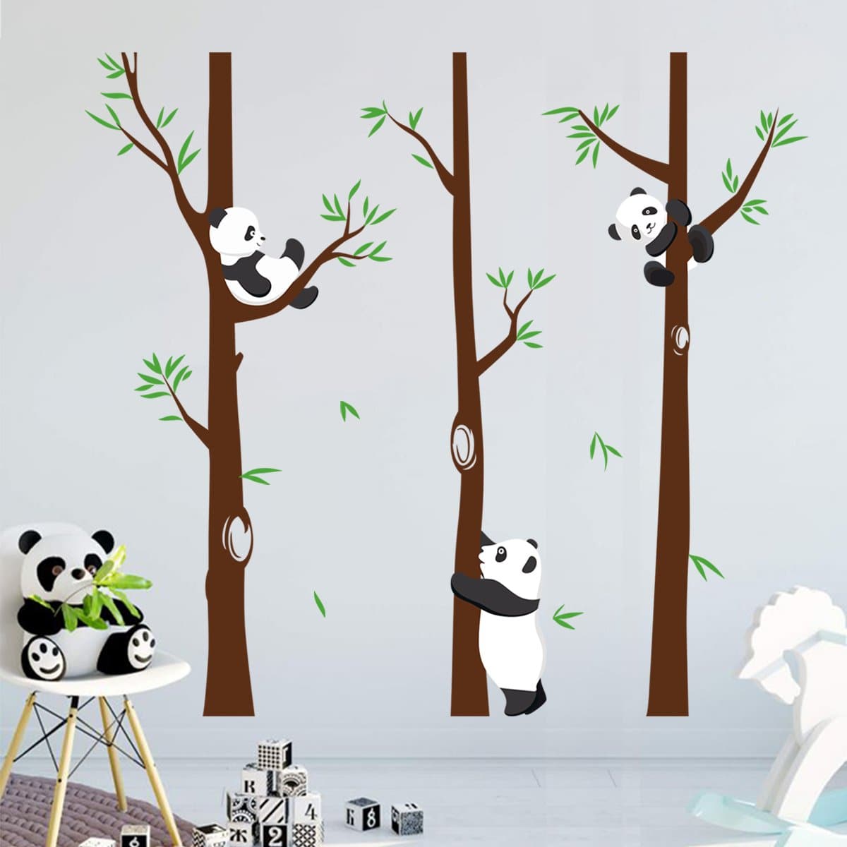 Panda and Tree Wall Decals