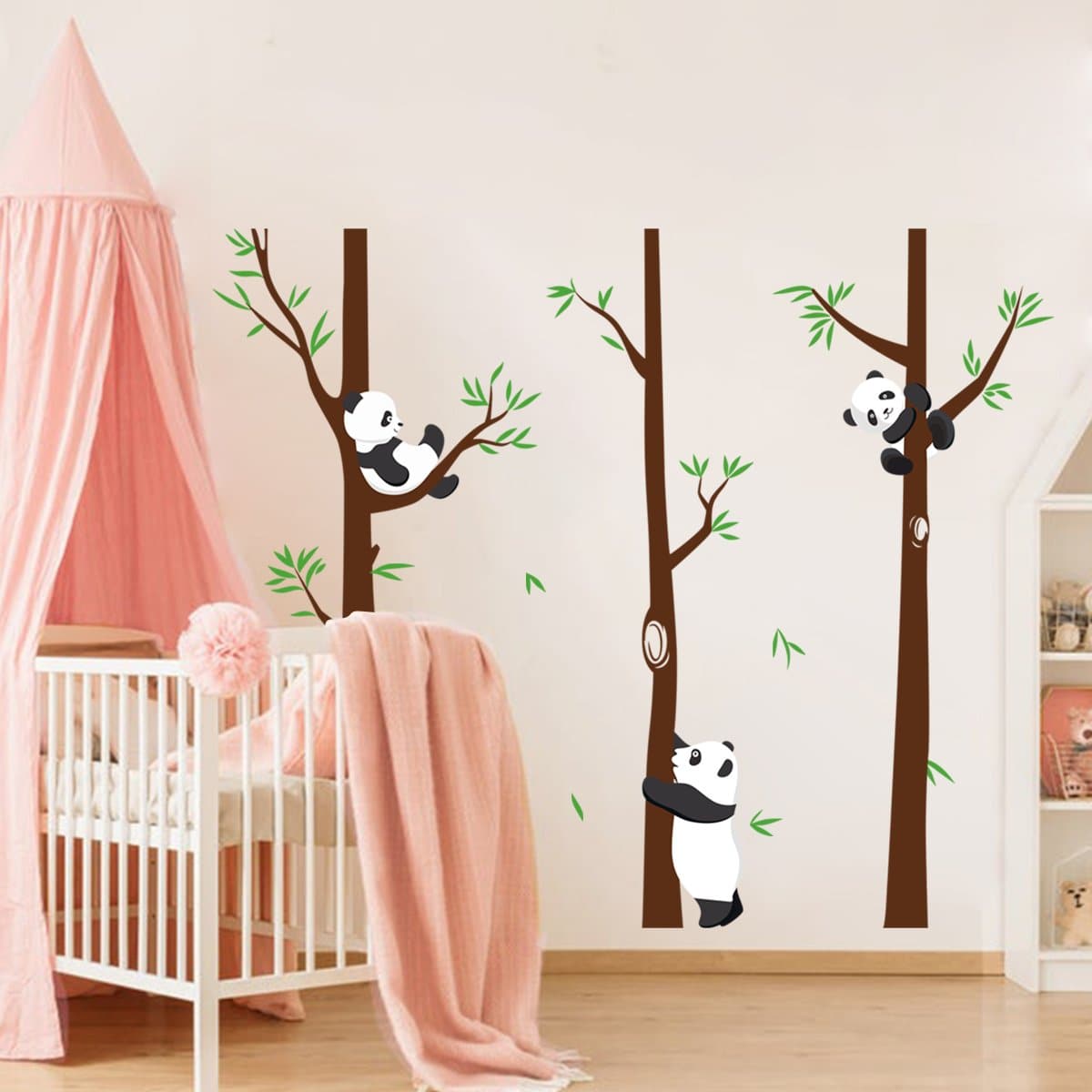 Panda and Tree Wall Decals