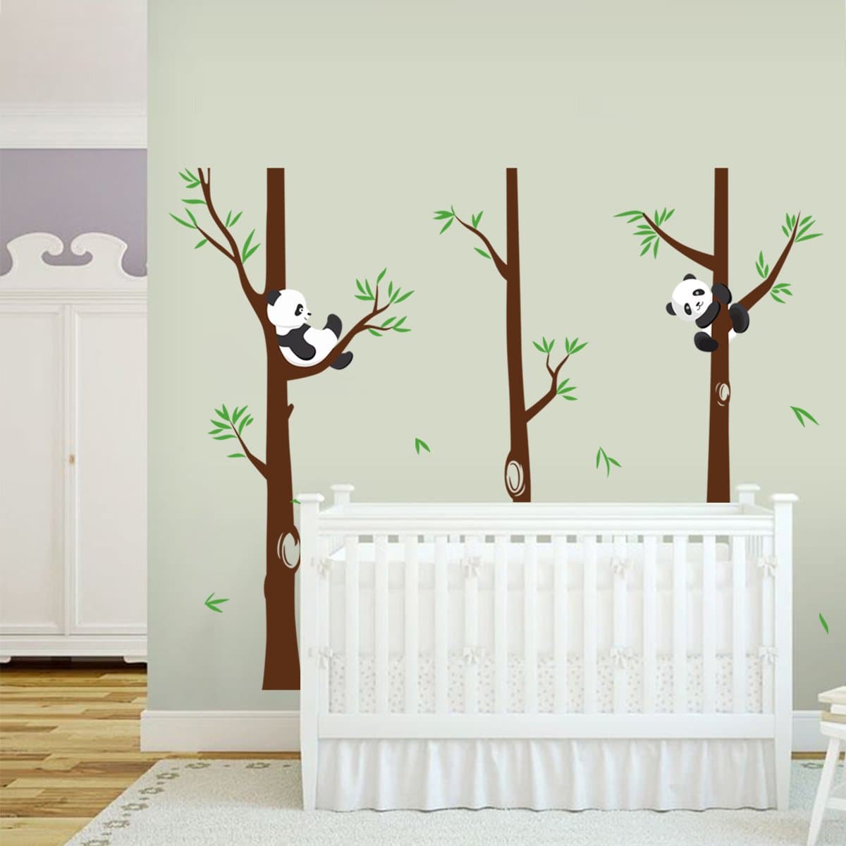 Panda and Tree Wall Decals