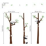 Panda and Tree Wall Decals