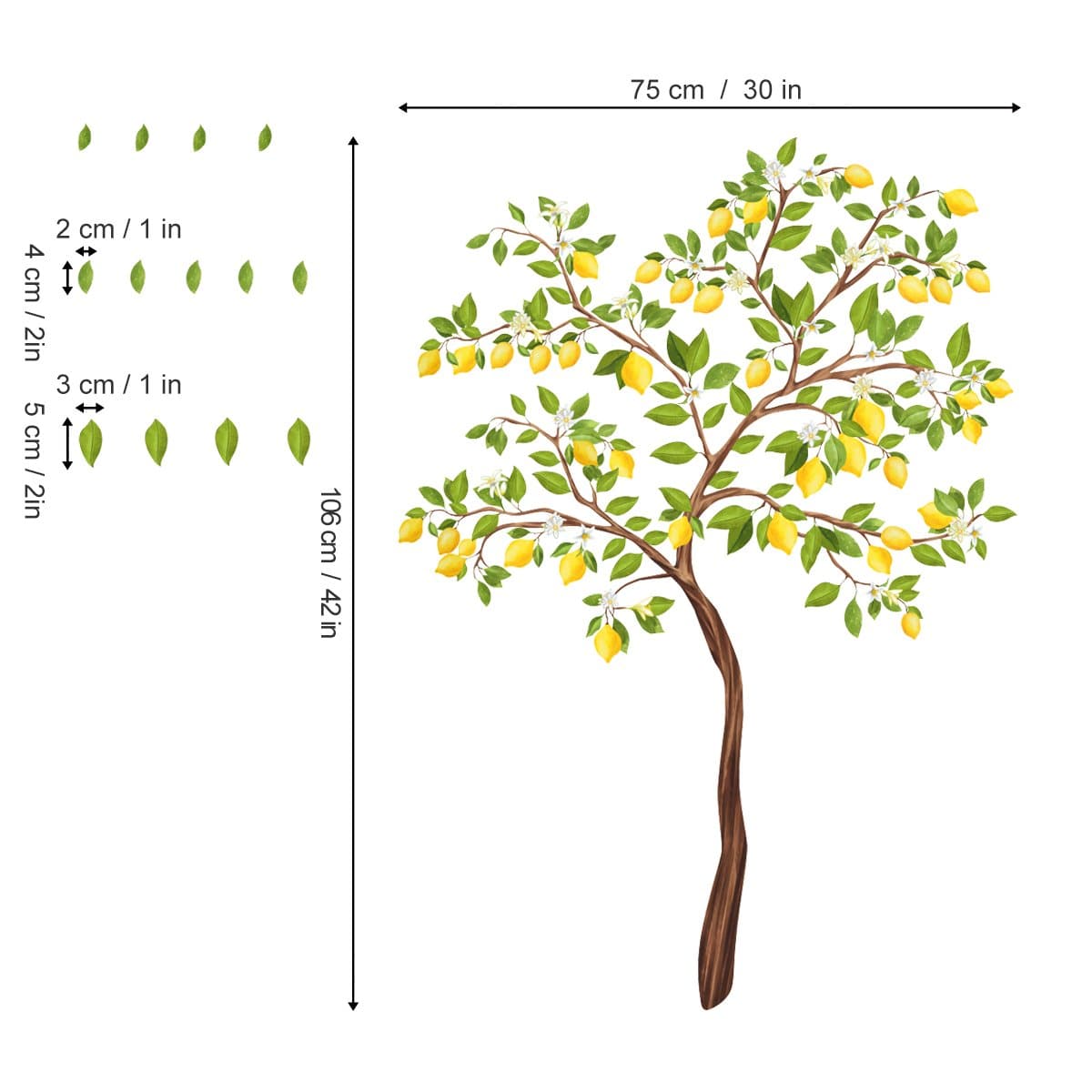 Lemon Tree Wall Decals