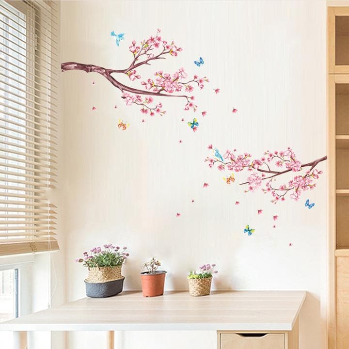 Cherry Blossom Flower Wall Decals