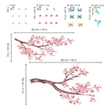 Cherry Blossom Flower Wall Decals