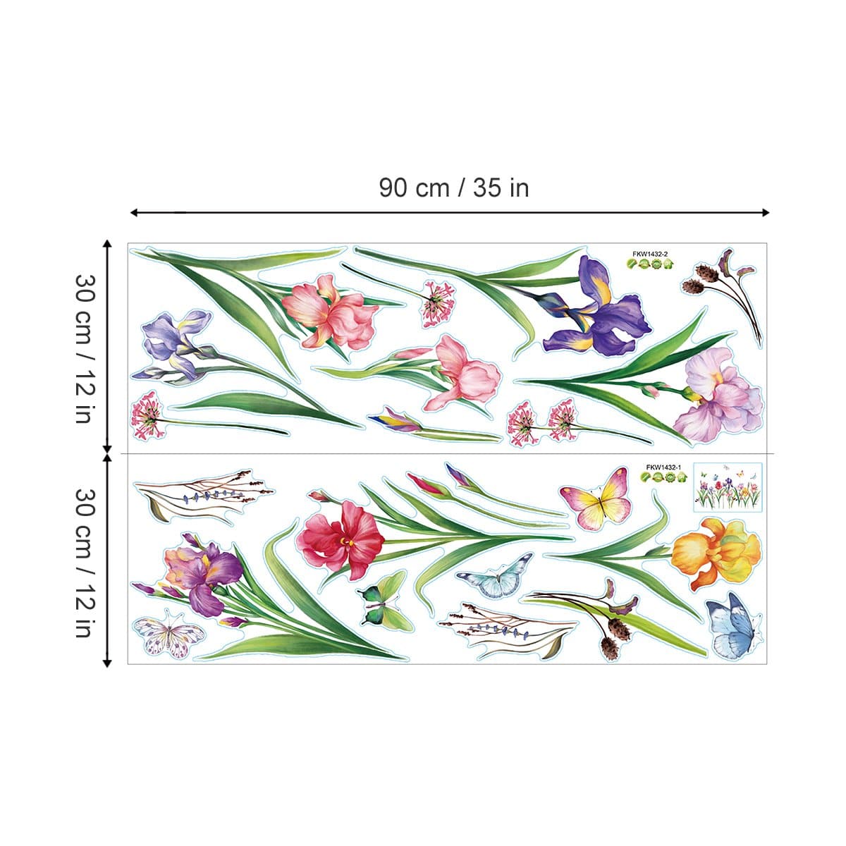 Garden Flower Wall Decals