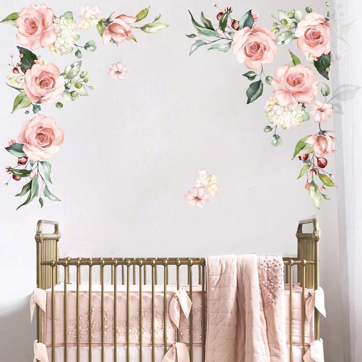 Large Peony Flower Wall Decals