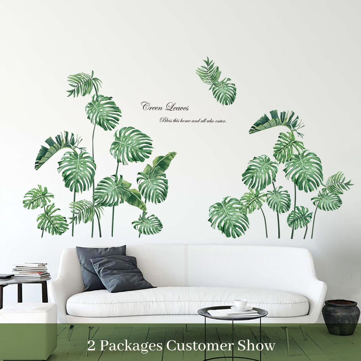 Palm Tree Leaves Wall Decals