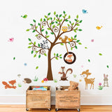 Forest Animals Tree Wall Decals