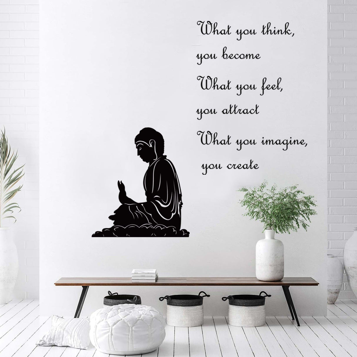 Zen Inspirational Buddha Wall Decals