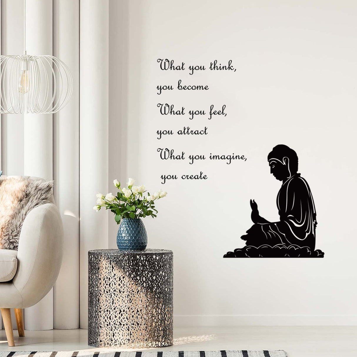 Zen Inspirational Buddha Wall Decals