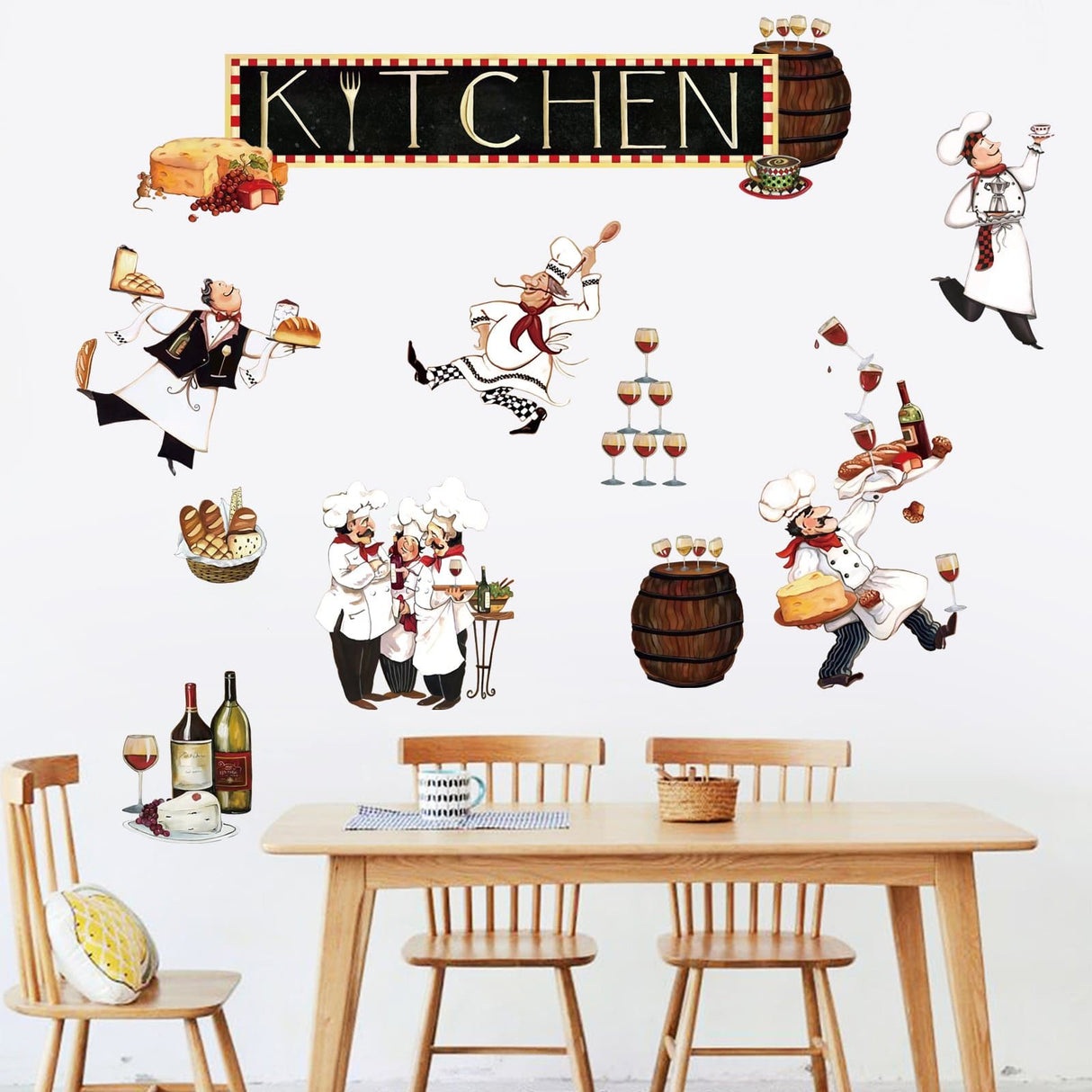 Chef Kitchen Wall Decals