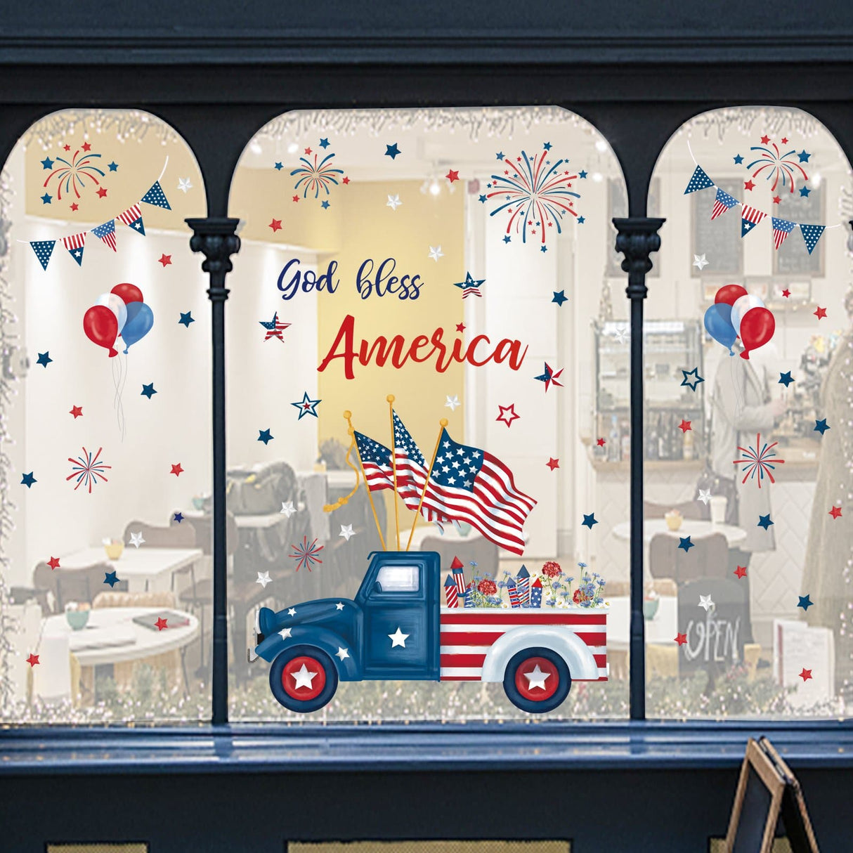 God Bless America Wall Decals