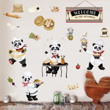 Panda Chef Kitchen Wall Decals