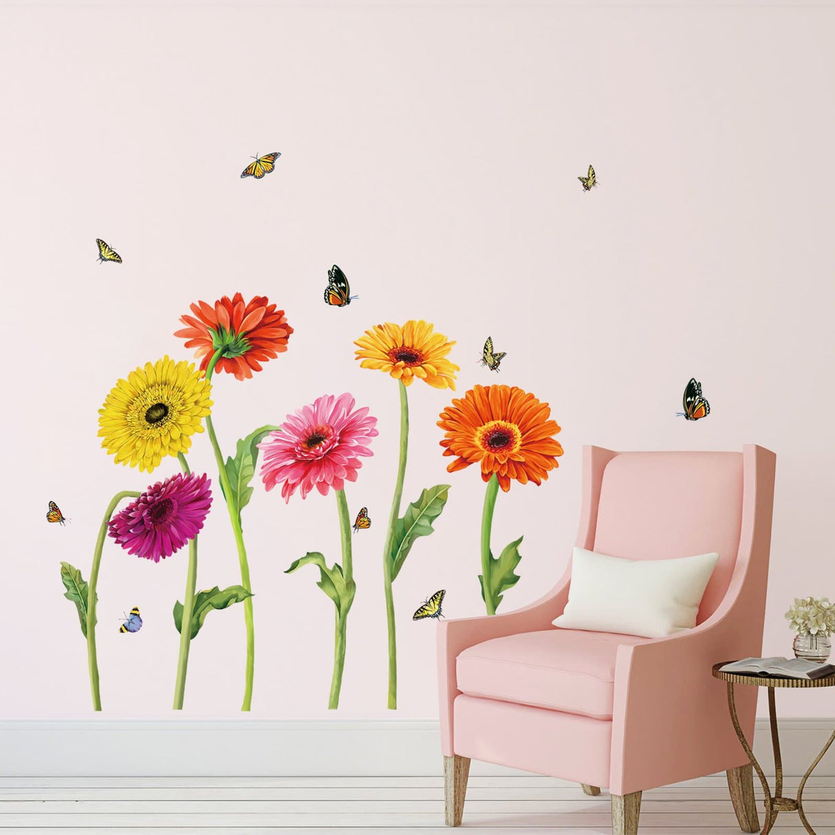 Colorful Flower Wall Decals