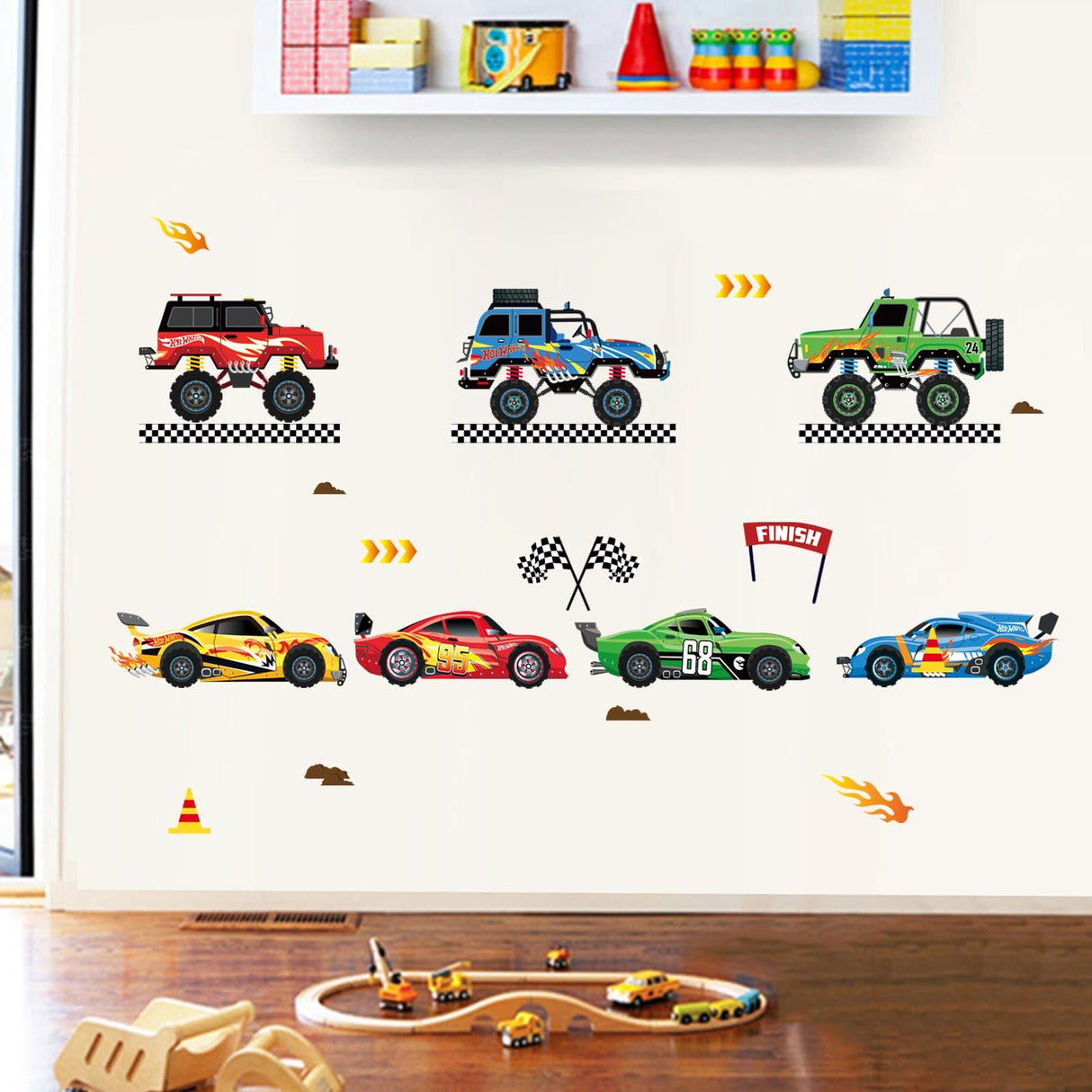 Racing Car Wall Decals