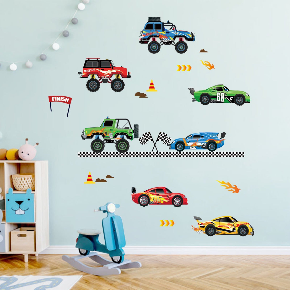 Racing Car Wall Decals