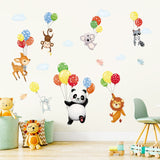 Colorful Animal Balloon Wall Decals