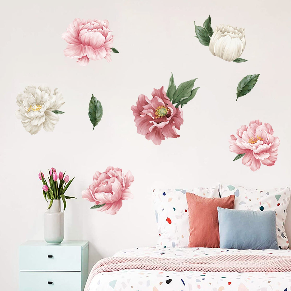 Peony Flower Wall Decals