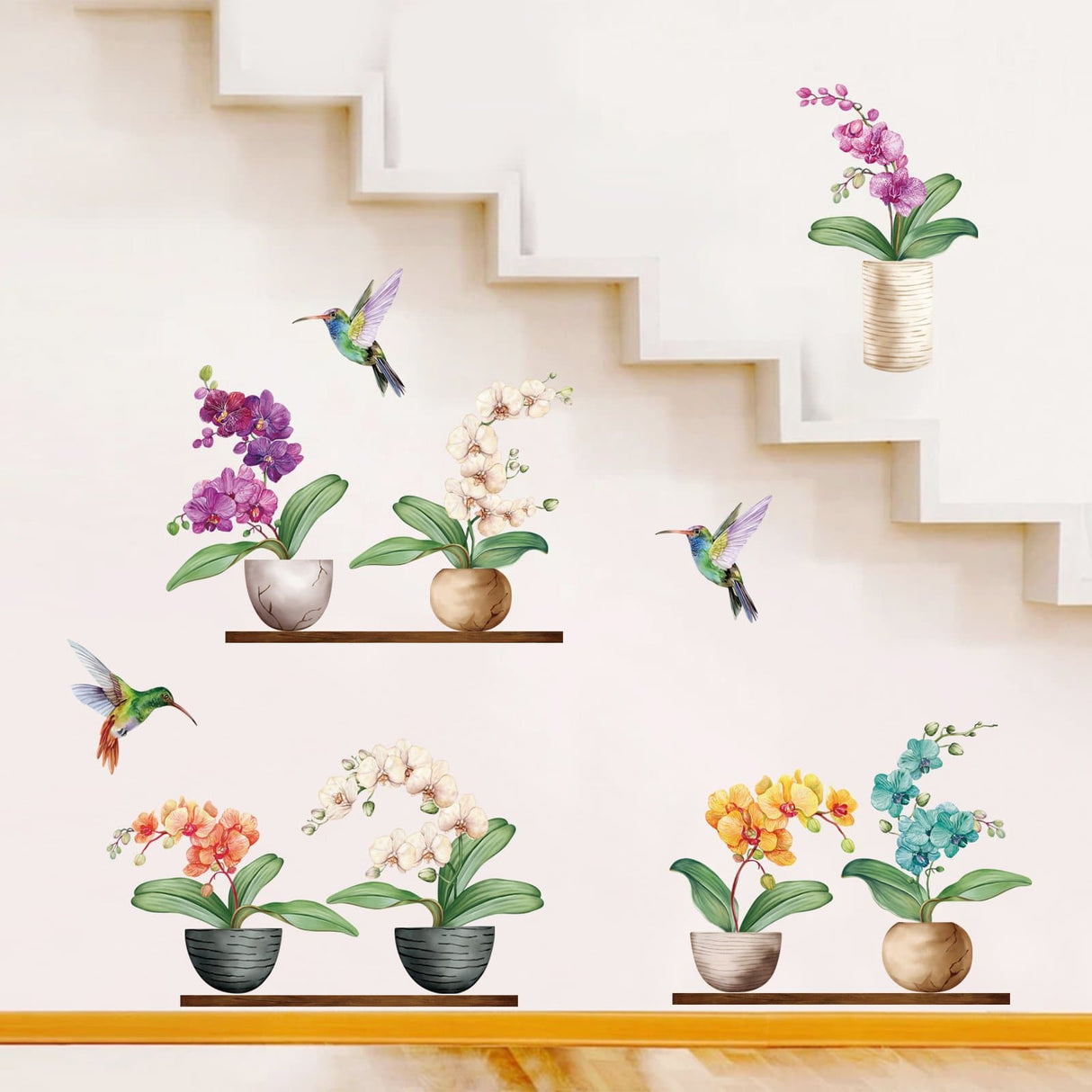 Orchid Flowers Wall Decals