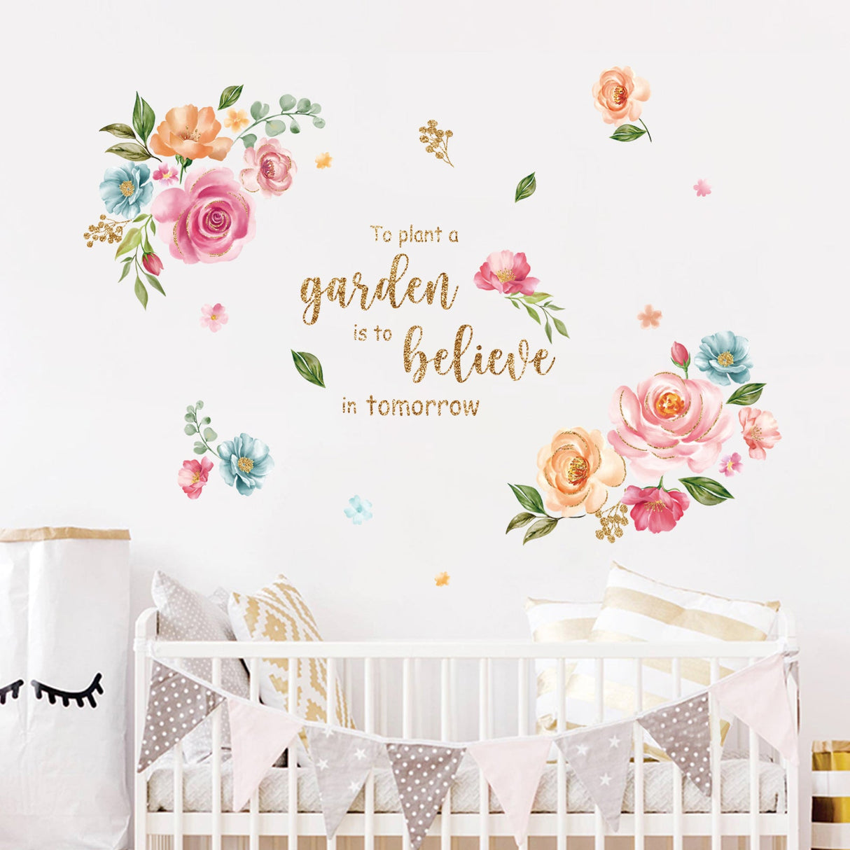 Flowers Quotes Wall Decals